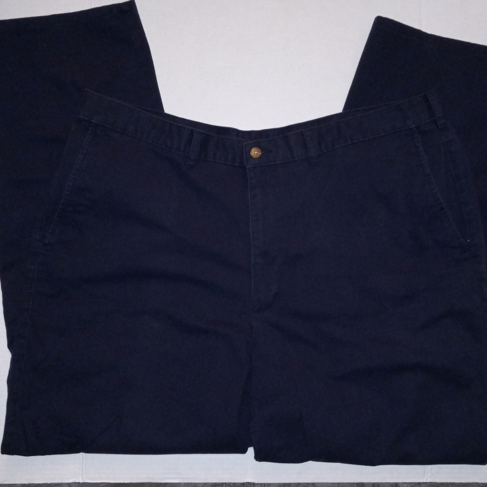 Puritan 42x32 mens casual pants straight leg navy